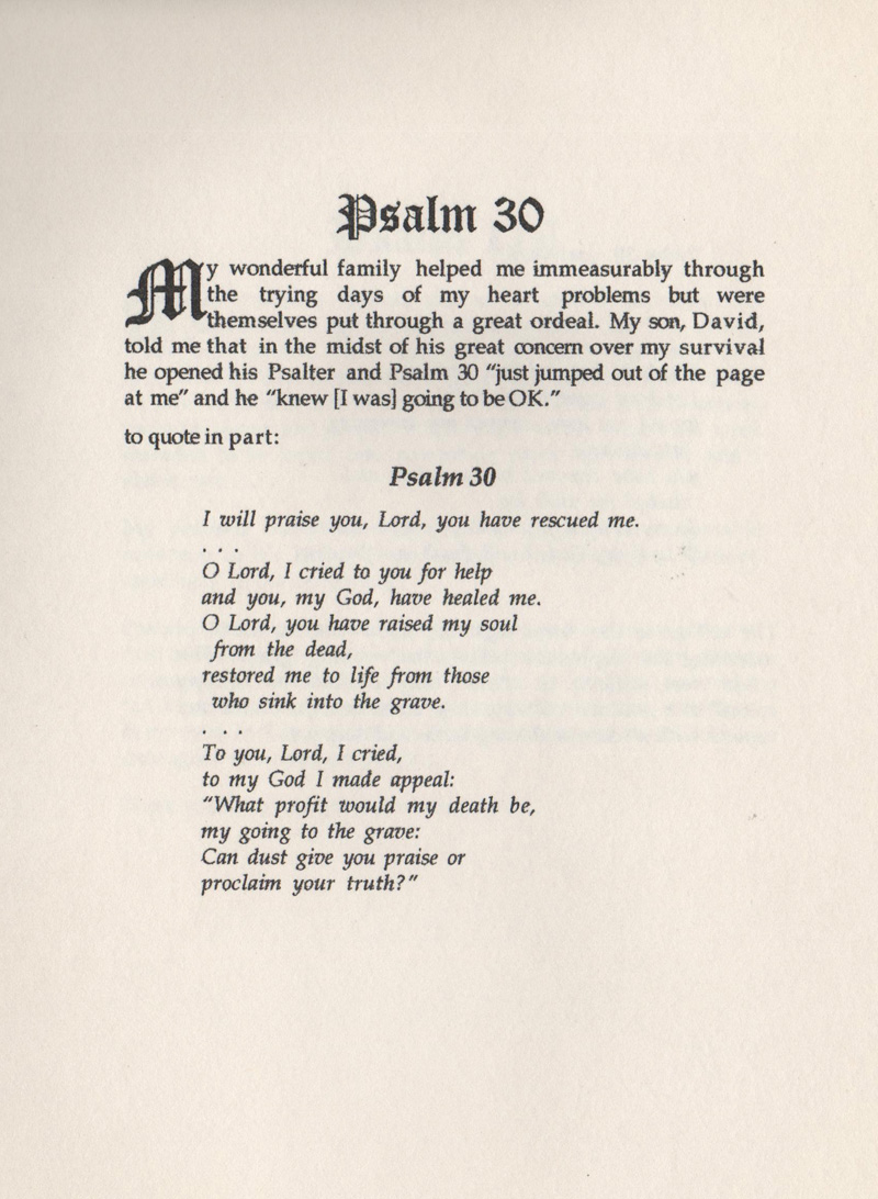 Psalm 30